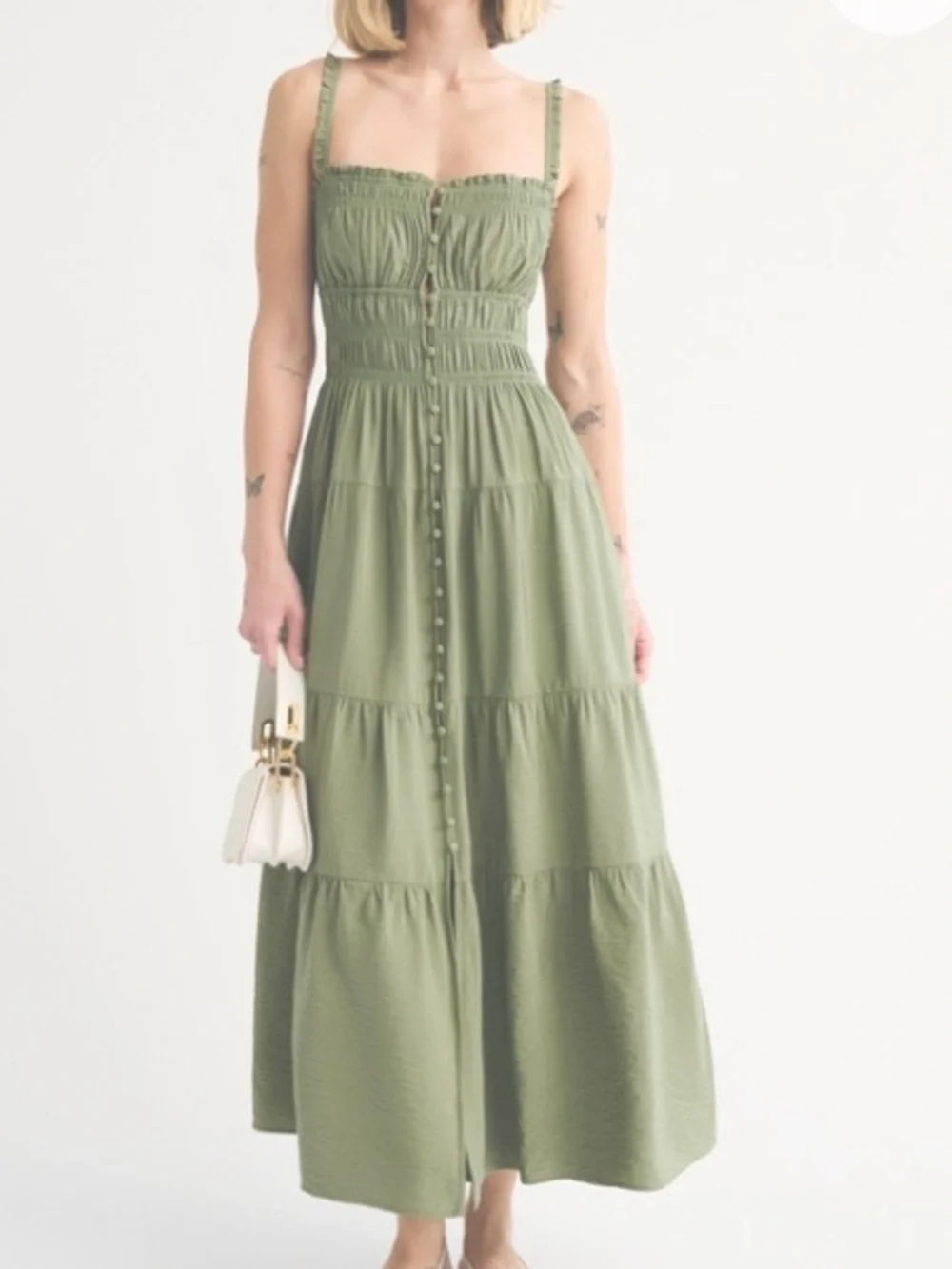 ISO Smocked Maxi Dress